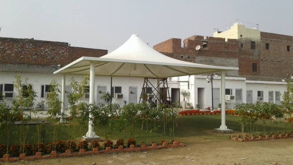 Outdoor Conical Tensile Structure