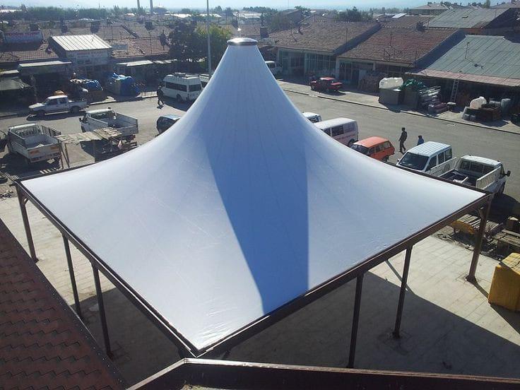 Outdoor Conical Tensile Structure