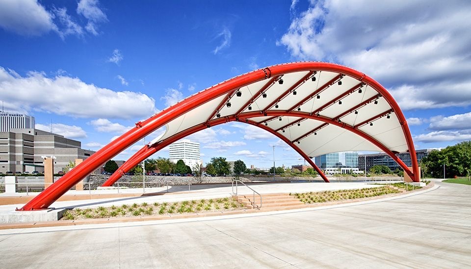 Auditorium Tensile Structure - Color: White