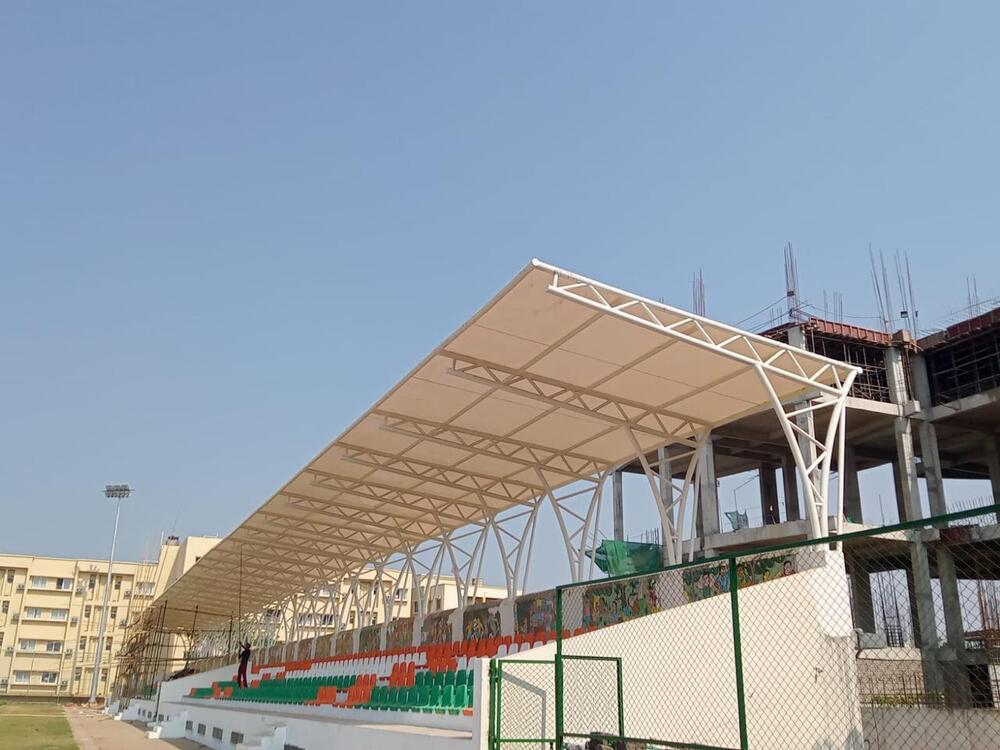 Stadium Tensile Structure - Color: White