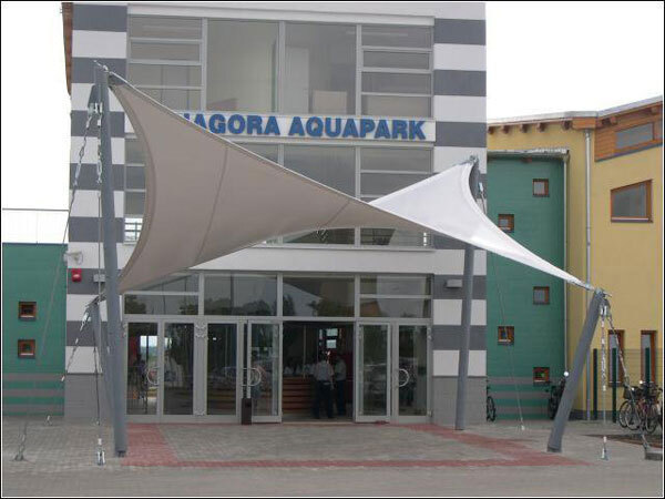 Entrance Canopy Tensile Straucture - Color: White