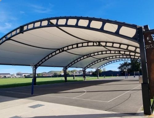 Outdoor Canopy Tensile Straucture - Color: White