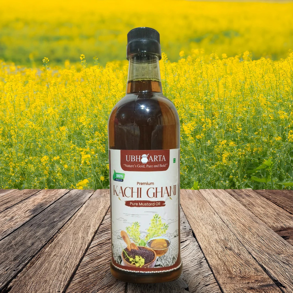 1 Ltr Pure Kachi Ghani Mustard Oil