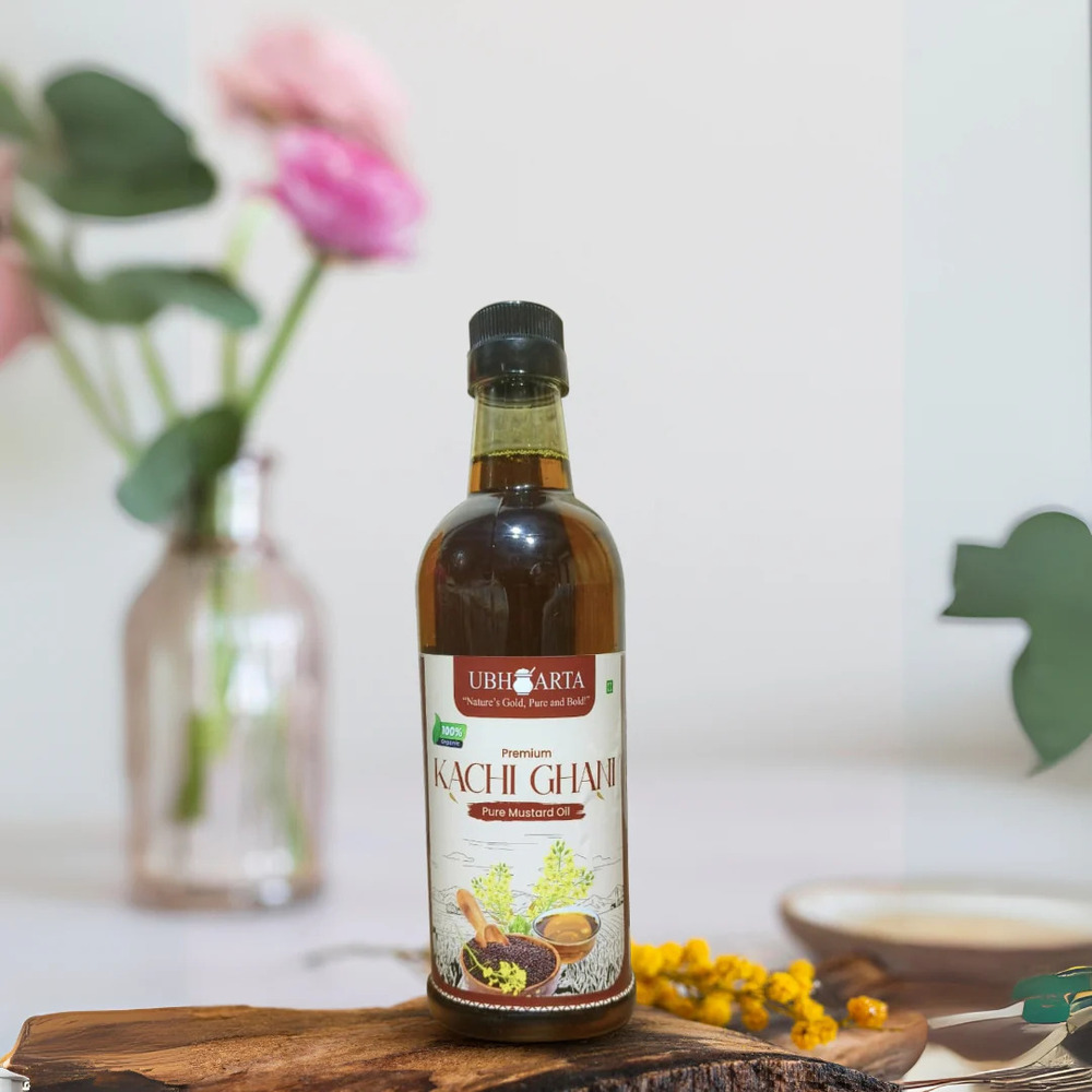 1 Ltr Pure Kachi Ghani Mustard Oil