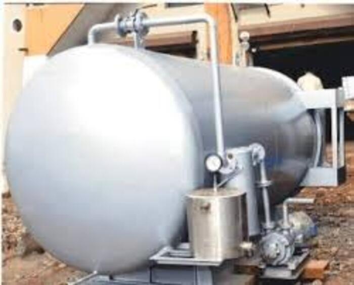 Pressure Impregnation Plant - Color: Blue