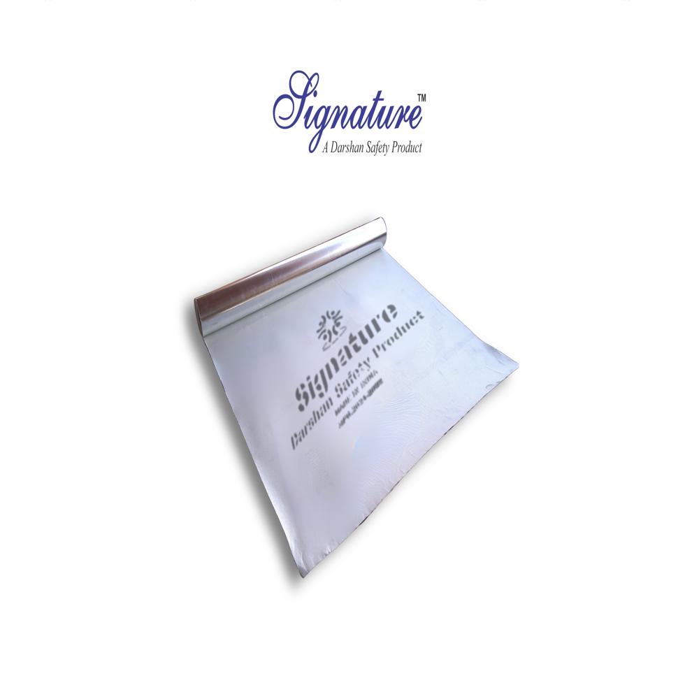 Aluminum Coated Fiberglass Cloth - Application: Fire Protection