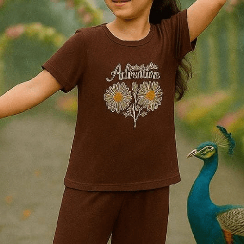 Night Suits - Cotton, Full Sleeves, Brown | Casual Modern Style, Breathable Material, Ideal for Daily Wear