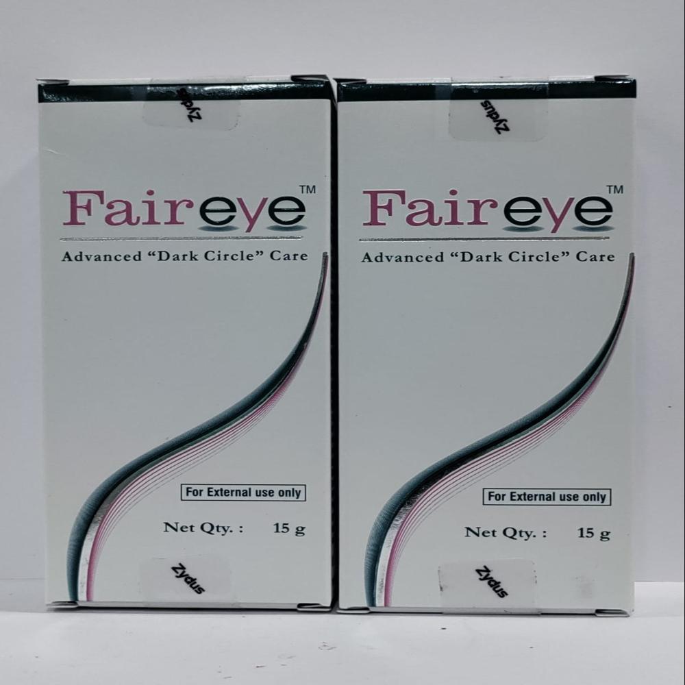 Fair Eye Cream Advanced Dark Circle Care 15gm - Cream Formulation | Suitable For Adults, Manages Dark Circles And Puffiness, Storage Instructions: Cool And Dry Place