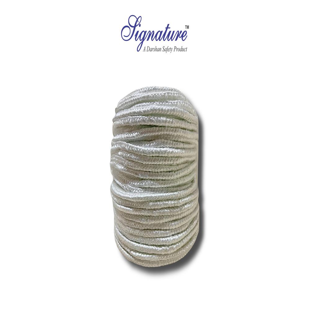 Fiber Glass Square Braided Rope - Application: A A A Textile Machine A A A Boiler A A A Pipe Lines A A A Power Stations A A A Ships For Thermal Insulation A A A Fire Protection