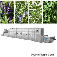 Industrial Tunnel Microwave Herb Drying Sterilization Machine - Dimension (l*w*h): 12000*1300*2000mm