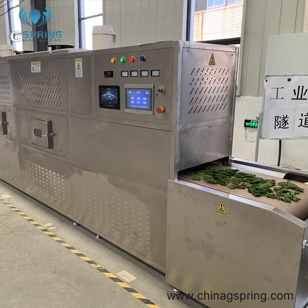 Industrial Tunnel Microwave Herb Drying Sterilization Machine