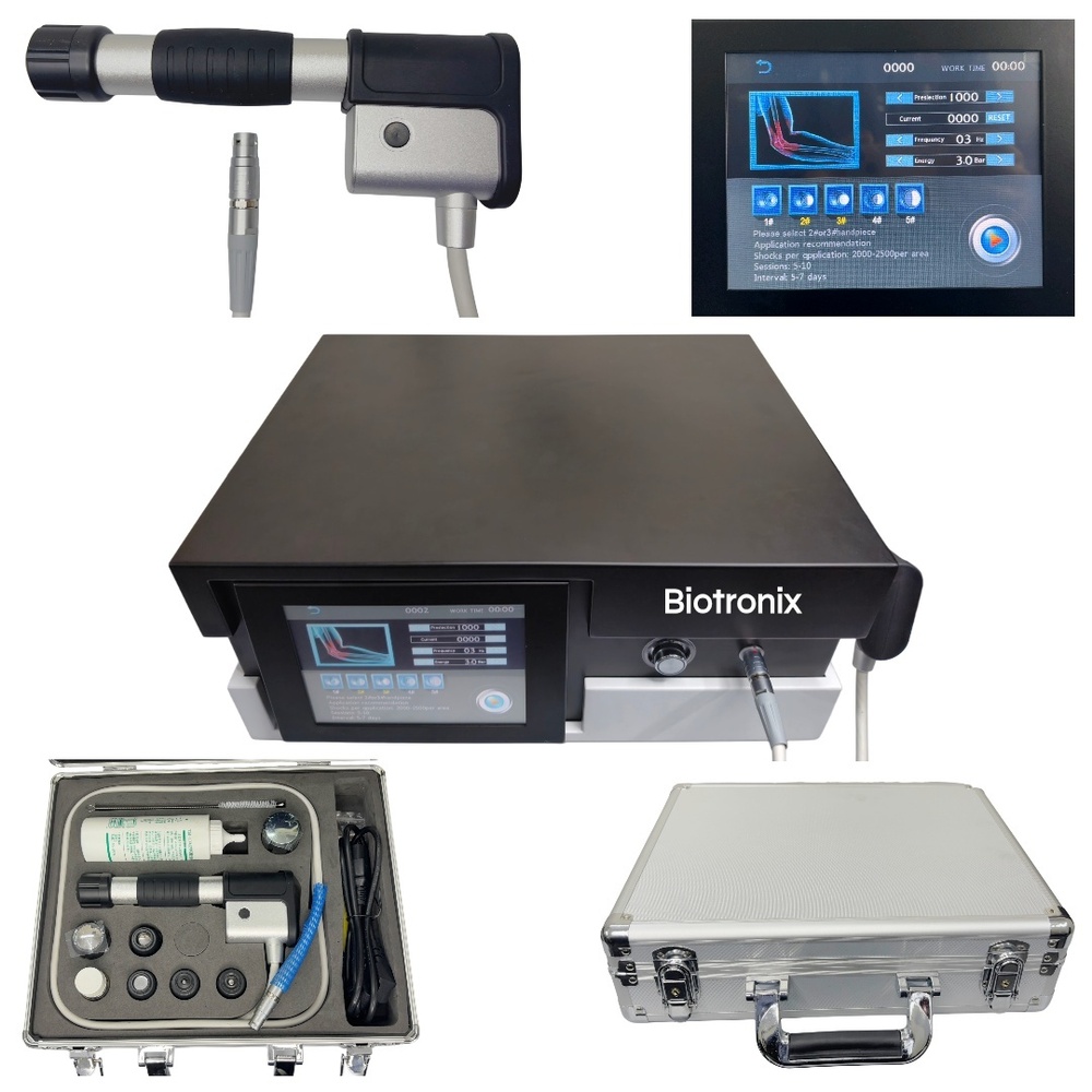 Pneumatic Radial Shockwave Therapy Device 7 Heads, 10 Modes