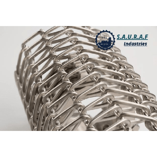 Wire Conveyor Belt - Stainless Steel, Standard Size , Polished Silver Finish for Industrial Efficiency and Versatile Applications
