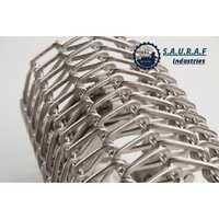 Wire Conveyor Belt - Stainless Steel, Standard Size , Polished Silver Finish For Industrial Efficiency And Versatile Applications