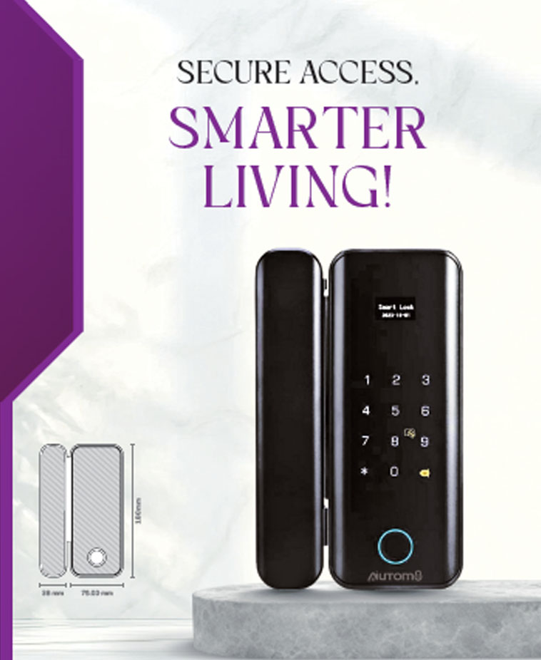 Autom8 Glass Door Lock