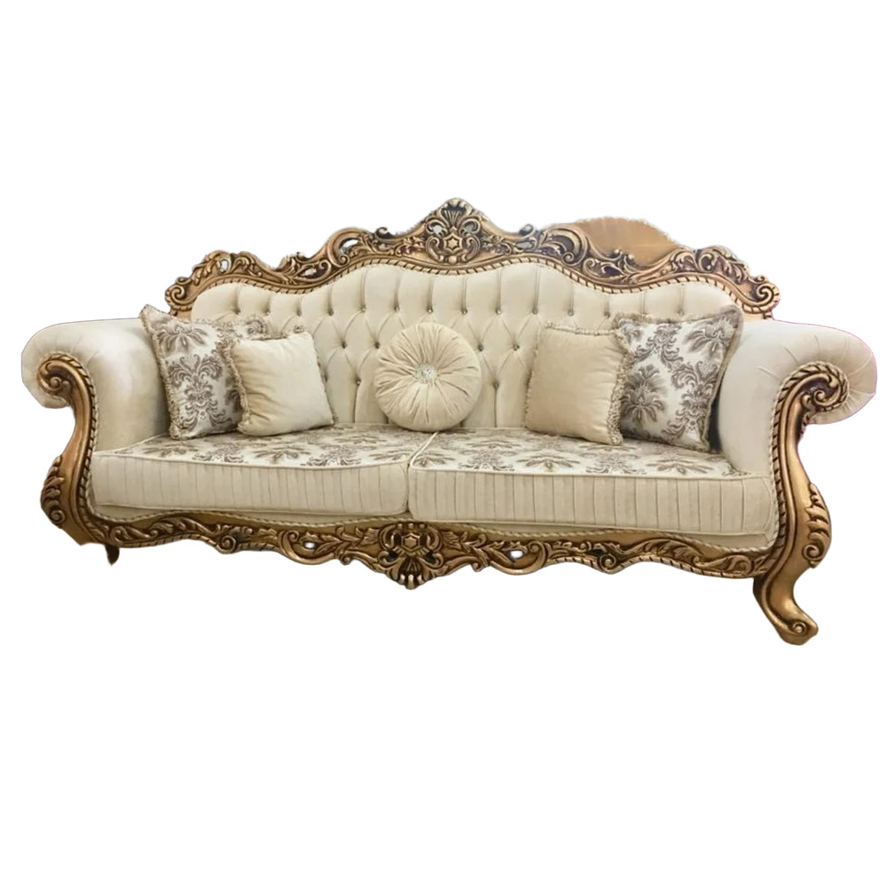 Wooden Carved Wedding Sofa