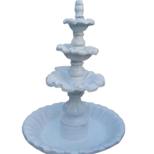 Fiber Water Fountain - Color: White