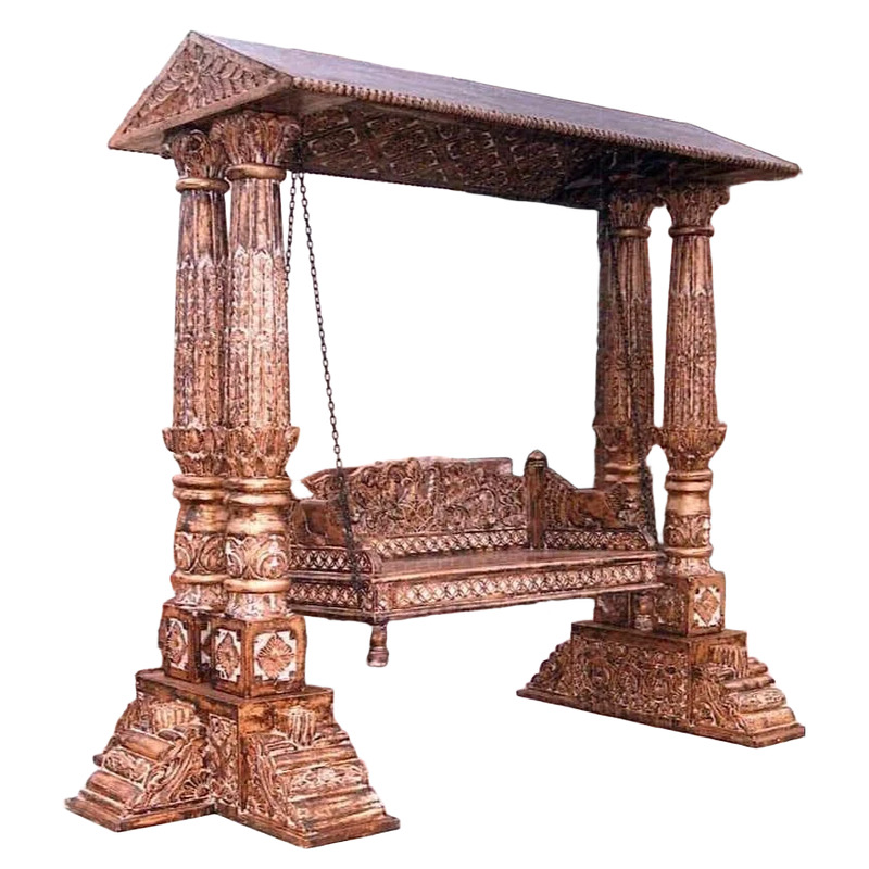 Iron Swing Jhula - Color: Brown