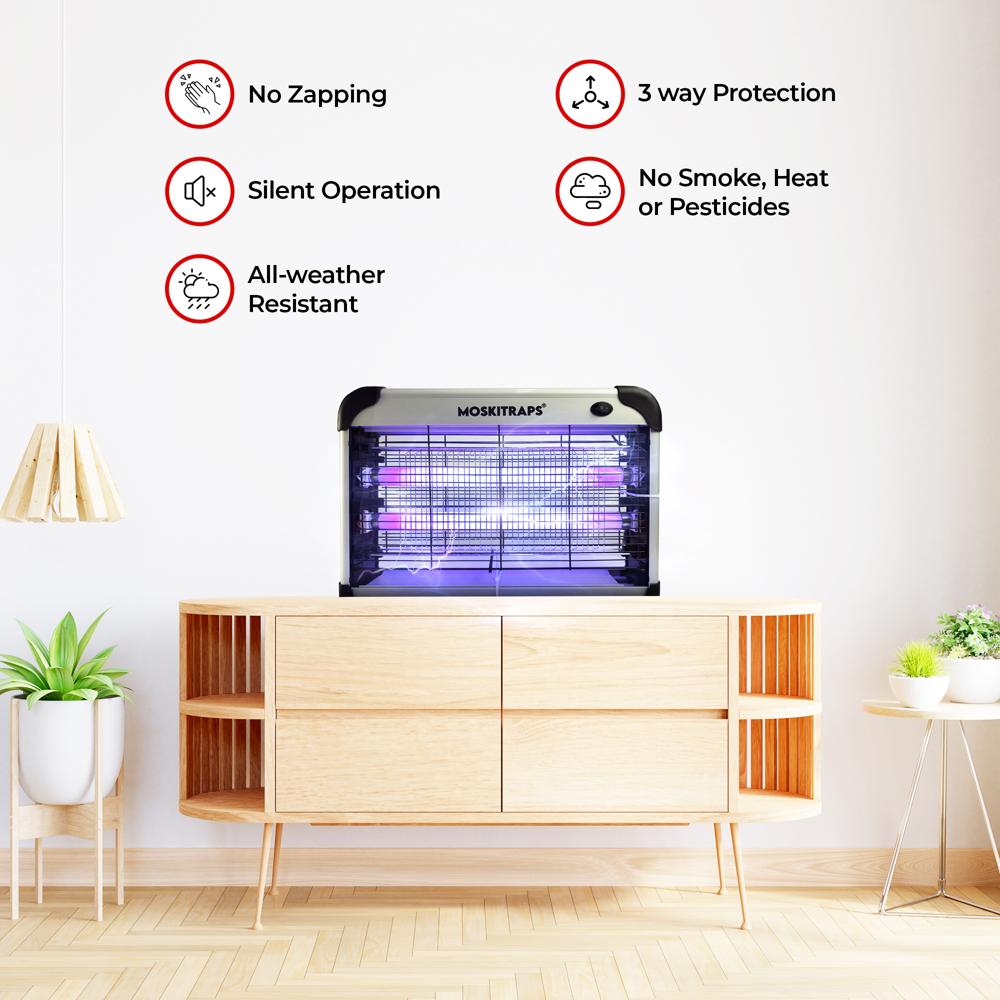 Electric Flying Insect Killer Machine | Mt400 6w - Coverage Area: 300 Square Foot (Ft2)