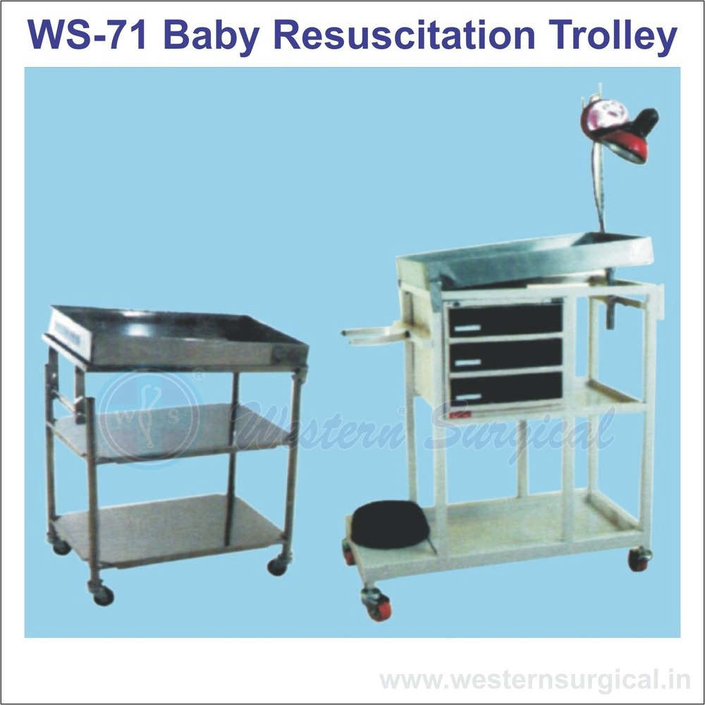 Baby Resuscitation  Trolley