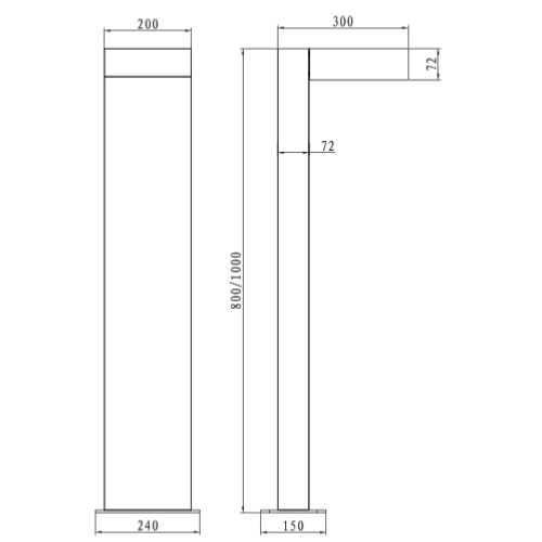 JSL1313 12W Lawn Light