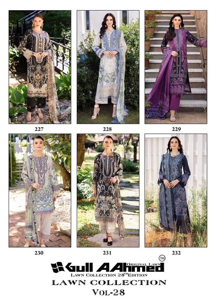 GullAhmed Lawn Vol-28  Karachi Dress Material