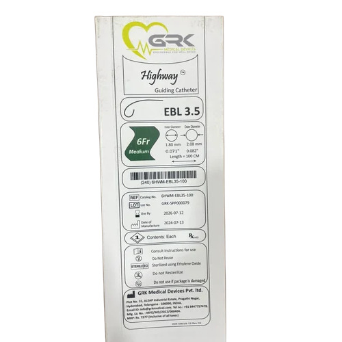 XB EBL 3.5 6 Fr Guiding Catheter