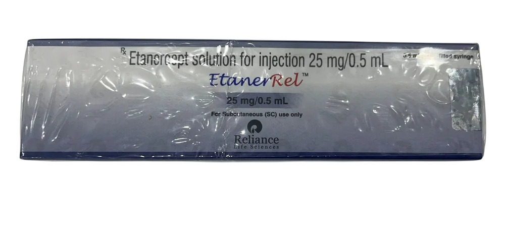 25Mg Etanercept Solution For Injection - Physical Form: Liquid