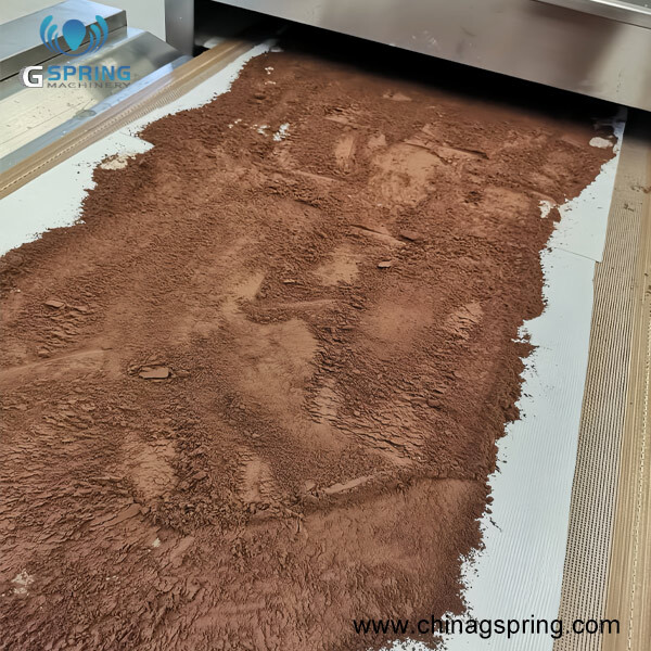 Continuous Microwave Herbs Powder Drying Sterilization Machine