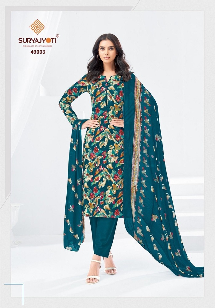 Suryajyoti Naisha Vol-49  Dress Material