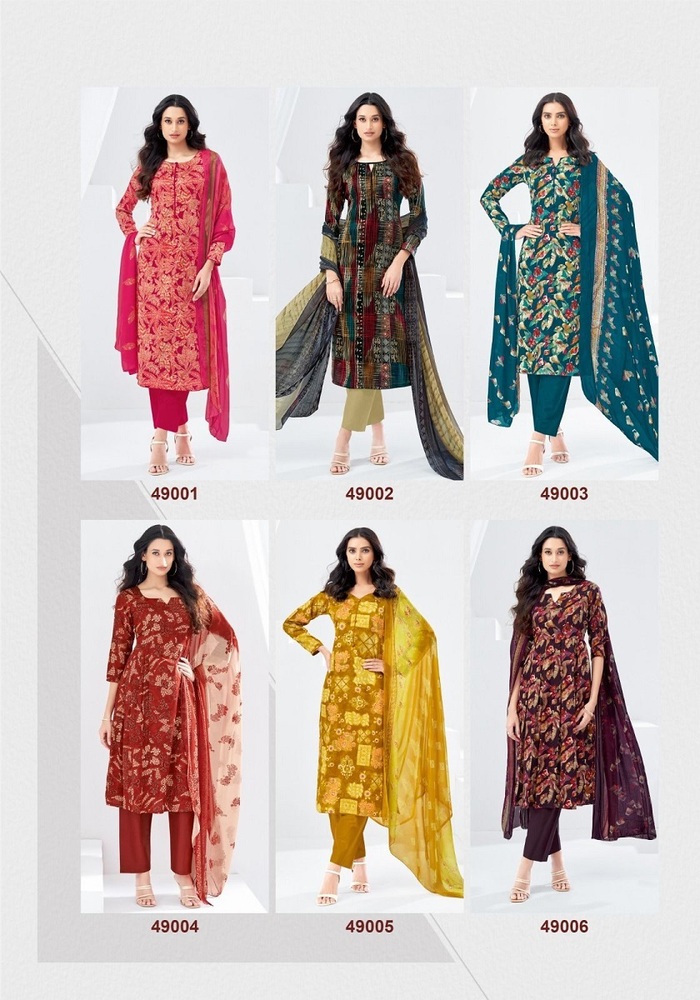 Suryajyoti Naisha Vol-49  Dress Material