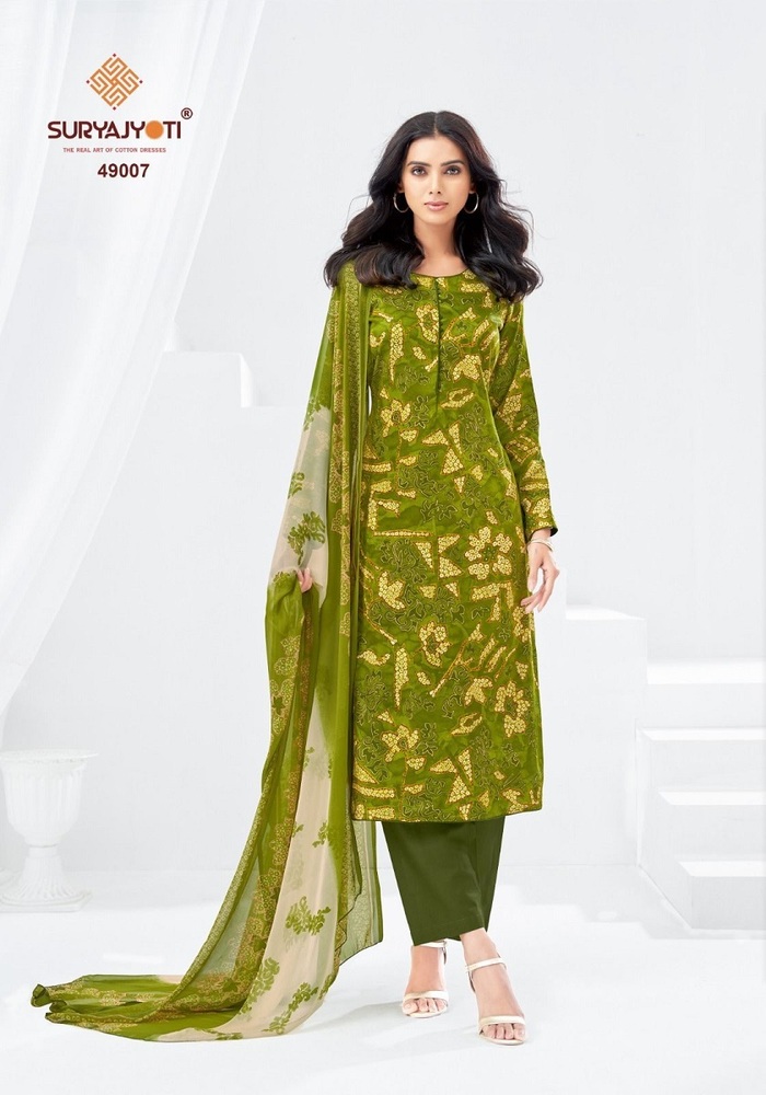 Suryajyoti Naisha Vol-49  Dress Material