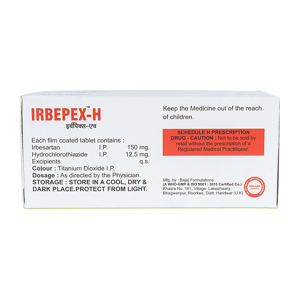 Irbesartan And Hydrochlorothiazide Tablets - Drug Type: General Medicines