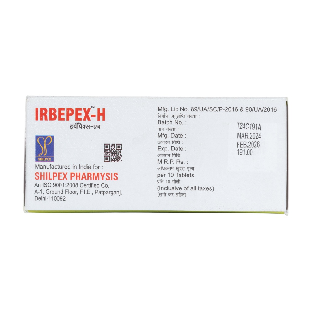 Irbesartan And Hydrochlorothiazide Tablets - Drug Type: General Medicines