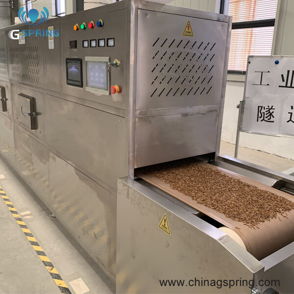 Industrial Continuous Belt Type Mealworm Drying Equipment