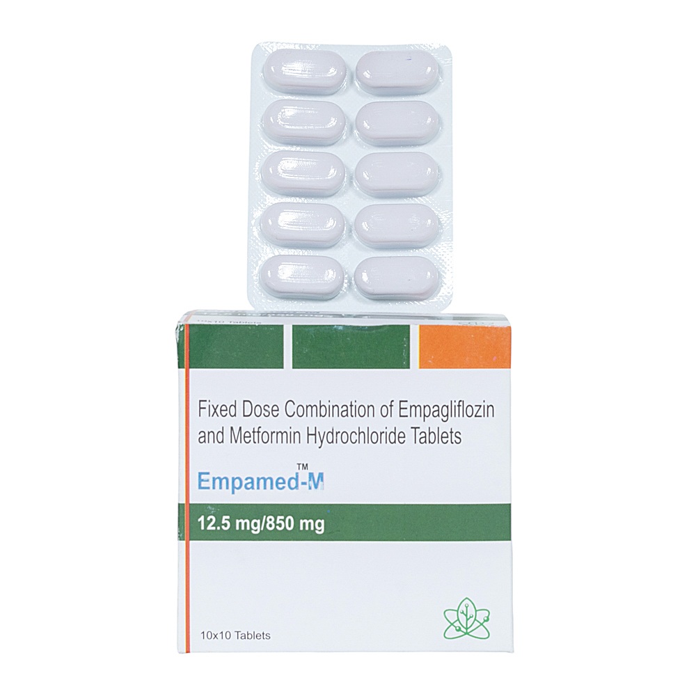 Empagliflozin 12.5mg + Metformin 850mg - Drug Type: General Medicines