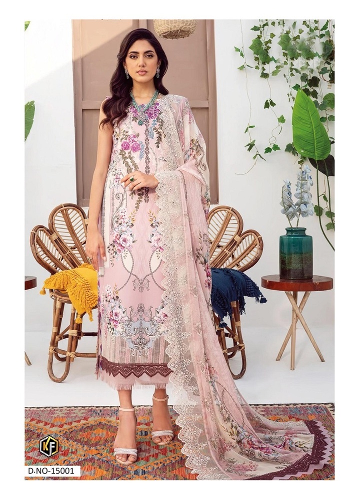 Keval Nx Hit Vol-15  Karachi Dress Material