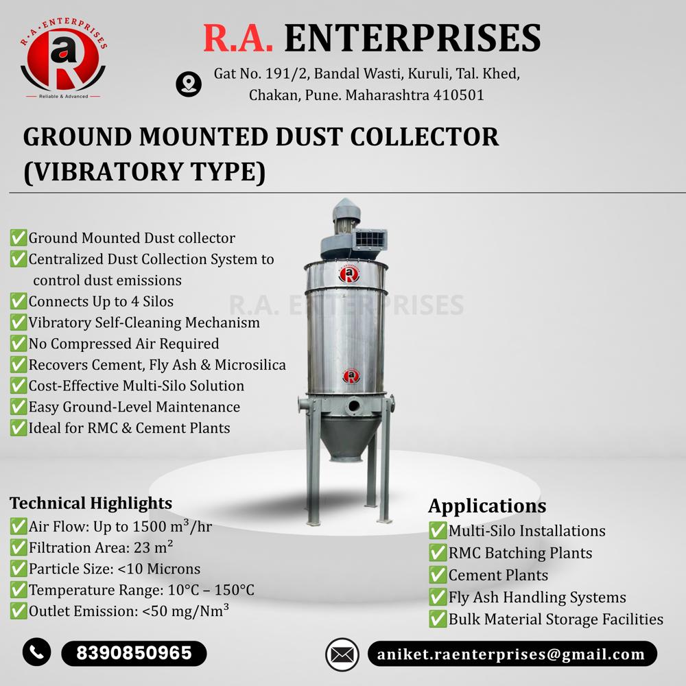 Dust Collector - Capacity: 24 M3/Hr