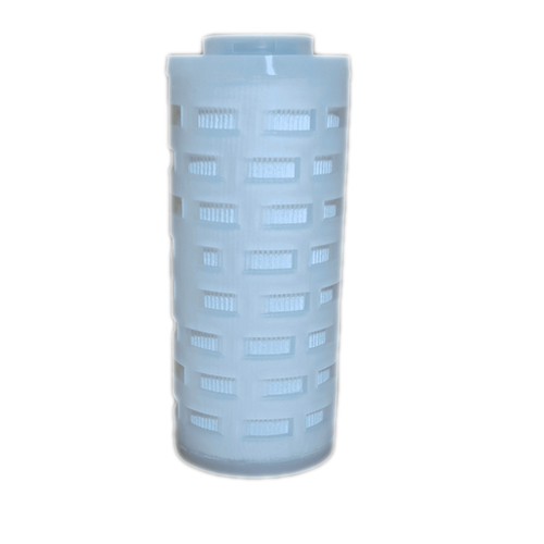Push Fit Filter - Polypropylene Standard Size White Color | Cylindrical Design 1-Year Warranty for Industrial Applications