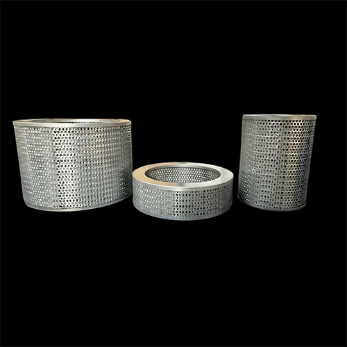 Air Filter - Stainless Steel, Standard Size, Silver Color | Rugged Design, Compatible with Industrial Systems, 1-Year Warranty