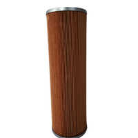 Paper Filter - Microfiber Material, Standard Size, Brown Color, Cylindrical Shape | Ideal For Industrial Air Filtration Applications
