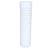 Cellulose Melamine - Cellulose Material, Standard Size, White Color | Cylindrical Shape For Industrial Water Filtration Applications