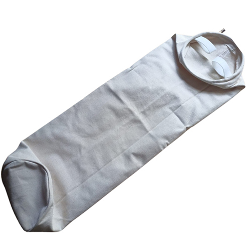 Dust Collector Filter Bags - Polyester Material, Cylindrical Shape, White Color | Designed for Industrial Efficiency and Reliability