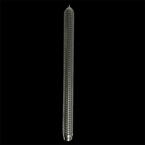 Wire Mesh Filter Cartridge - Metal, Standard Size, Silver | Cylindrical Design for Industrial Filtration Efficiency and Durability