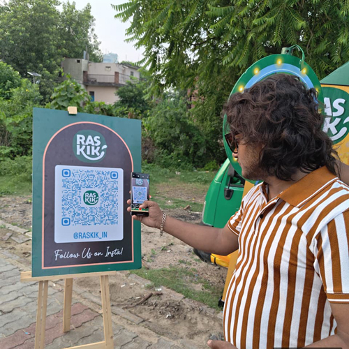 QR Code Stand Banner