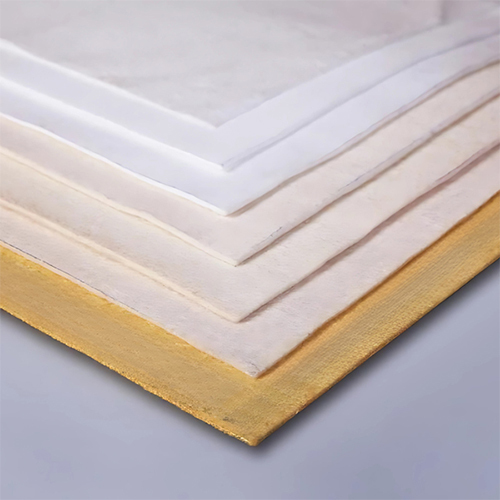 Dust Collector Filter Media - High-Grade Polyester, Standard Size, Square Shape, White Color | Ideal for Industrial Dust Collection Applications