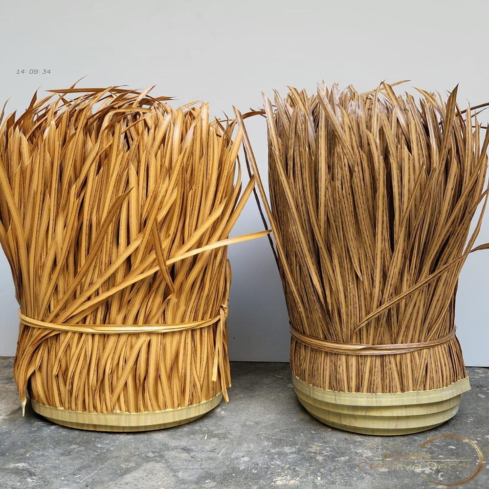 Tropical Look Artificial Thatch Strips For Hut, Cafes, Resorts, Restaurants & Gazebos - Feature: Eco-Friendly