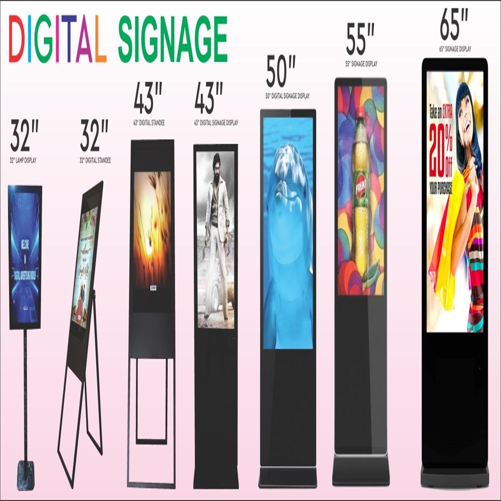 Digital advertising signage display