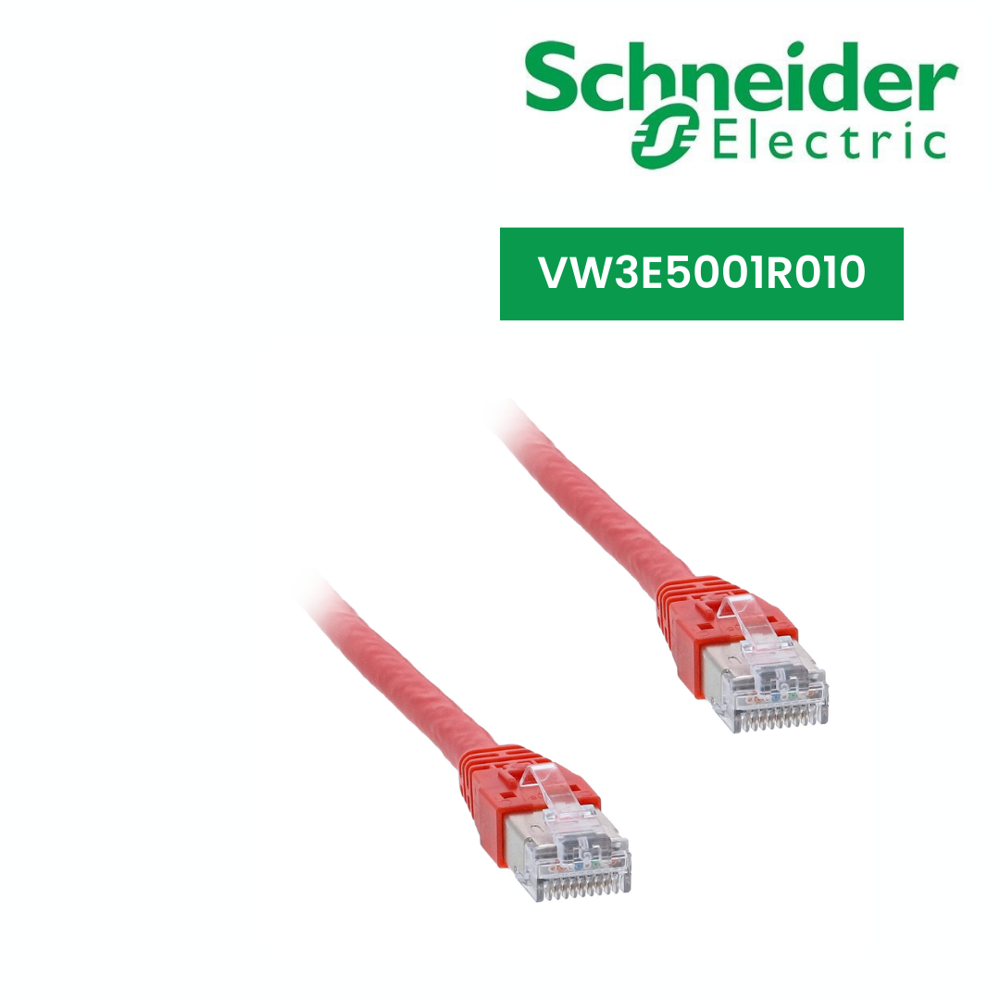 VW3E5001R010-SERCOS III cable, 2 x RJ45 connector, 1 m