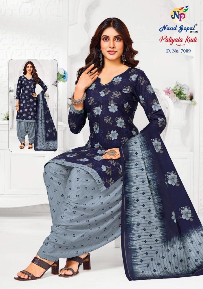 Nandgopal Patiyala Kudi Vol-7  Dress Material